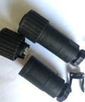 Top Notch 7 Pin Aviation Plug Connector For Hydraulic Proportional Valves J127A, showing black connectors and locking clip.