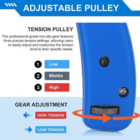 Heavy Duty Die Cast Steel Cable Tie Gun With Flush Cut Fastening Tool showing adjustable tension settings