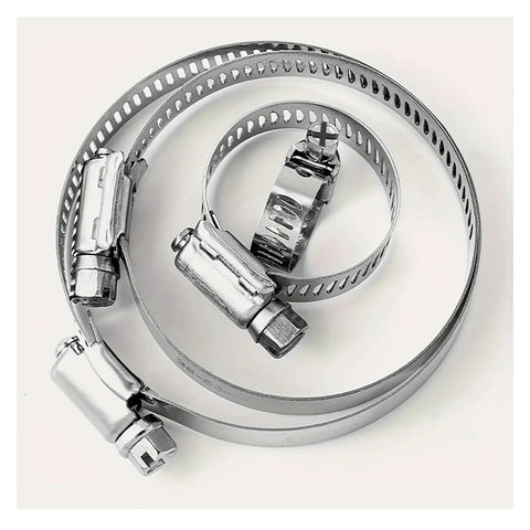120 Piece Stainless Steel Hose Clamps Kit With Easy-Tighten Worm Gear For Quick Fixes In 1/4 To 1-1/2 Inch Size Perfect For Plumbing Jobs And Auto Projects Around The Shop Or Garage. Stainless steel worm gear hose clamps in assorted sizes