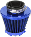 VM22 Carburetor Replacement Kit air filter, blue finish, for Predator 212cc 224cc GX200 Clones, side view