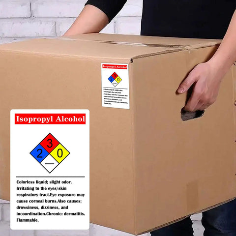 Heavy Duty 2x3 Inch Isopropyl Alcohol Nfpa Hazard Labels And Chemical Vinyl Warning Decals For Workplace Safety Storage Roll Of 250 Top Notch Adhesive Stickers That Work Like A Charm