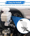 Brake Master Cylinder With Reservoir For Hyundai Elantra 2011 2014 Hydraulic Master Cylinder Replacement installed view