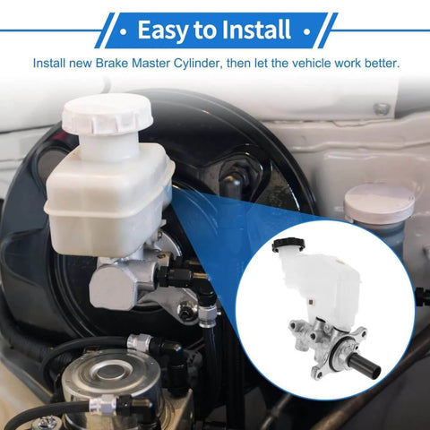 Brake Master Cylinder With Reservoir For Hyundai Elantra 2011 2014 Hydraulic Master Cylinder Replacement installed view