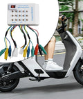 No Fuss Brushless Motor Controller Tester Designed For Electric Bikes And Scooters with connectors, ABS casing for diagnostics.