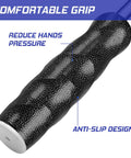 Comfortable grip on Telescopic 9 Foot Golf Ball Retriever With Stainless Steel Shaft And Unbreakable Nylon Head