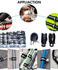 56 Piece Large Stainless Steel Rubber Coated Cushioned Insulated Cable Clamps Kit in Seven Sizes for Automotive Applications