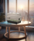 Heavy Duty Humidity Dome For Seed Starting And Cloning With 3mm Thick Clear Dome on table in urban setting