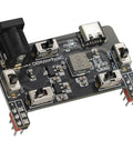 Breadboard Power Supply Module With USB Type C Port And DC 2.1mm Input 3.3V And 5.5V Adjustable Output 0.15A To 2A Simple Plug And Play Charging Kit For Breadboard Electronics Experiments.