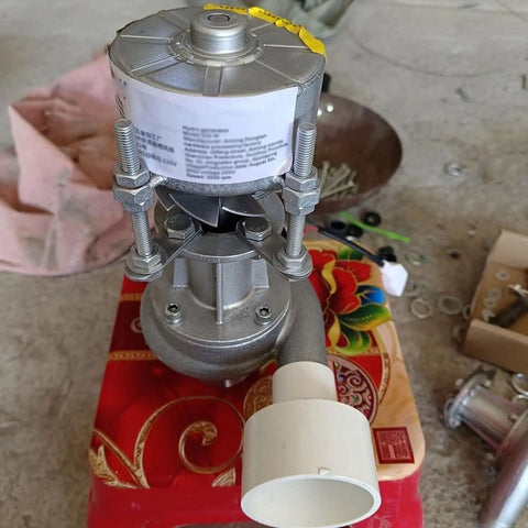 500W Portable Micro Hydroelectric Generator For Outdoor Power On The Go 220V Water Turbine With Aluminum Alloy Construction