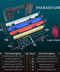 Package list of Pro Grade Timing Vanos Camshaft Alignment Locking Tool Kit For BMW 2.5 3.0 N51 N52 N53 N54 N55 S55 Engines