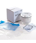 Waterless Urinal Cartridge Replacement For Bobrick Falcon Sloan shown with kit components, gloves, and instruction manual.