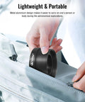 Person placing 2 Inch To 1.25 Inch Telescope Eyepiece Adapter For 2 Inch Focusers And Filters, Universal Anodized Aluminum in bag