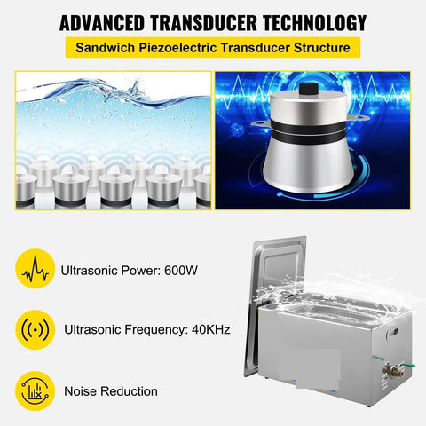 Advanced features of Compact 3 Liter Ultrasonic Cleaner Machine For Jewelry Glasses Tools And Dishes With Eco Friendly Sound Wave Technology.