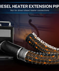 Beefy Heavy Duty Nylon Duct Hose 3 Inch By 16 Foot Flexible Venting For Diesel Heaters And More Built To Take Heat