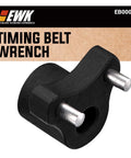Cam Timing Belt Tensioner Removal Tool And Tension Pulley Wrench For Mitsubishi And Hyundai, black metal tool with two pins