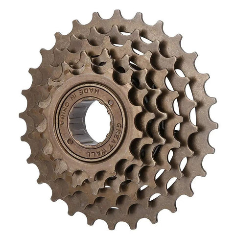 Six Speed Freewheel 14T-28T Wear-Resistant Bicycle Cassette For Mountain Bike Replacement Sprocket Kit with metal gears
