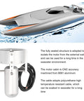 5T 3P Fully Sealed Underwater Thruster For RC Boat And ROV Aluminum CNC Brushless Power Thruster with sealed motor