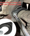 Inner CV Axle Puller Removal Tool 63mm Opening With Nut For Front Wheel Drive Axles attached to a vehicle's axle