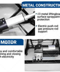 Metal construction of Smooth And Smart Electric Scissor Lift Table Motor Kit For Your DIY Home Furniture Elevator Project.