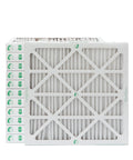 20x20x2 MERV 10 Furnace Filter 12 Pack For Home HVAC High Efficiency Air Filtration Actual Size 19.5x19.5x1.75 Inches White Made In USA