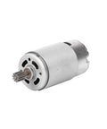 Upgraded 24V Gearbox Motor Replacement for Kids Ride On Cars, 170W, 10 Tooth Pinion, smooth action motor on white background