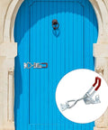 Beefy 2 Pack Heavy Duty Toggle Clamp Latch 4003 Adjustable Quick Release Pull Latch 1320 lbs on a blue door