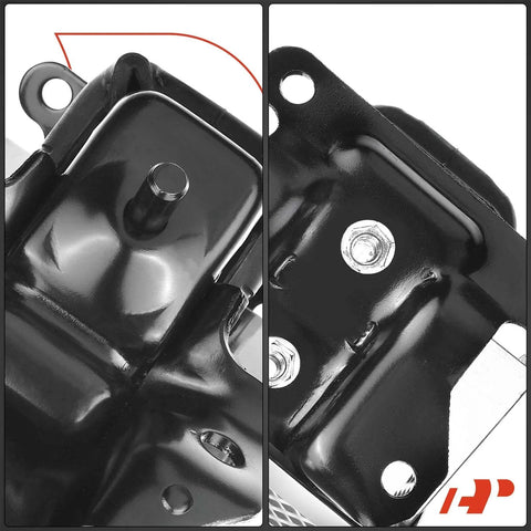 Close-up of 2 Pack Left And Right Engine Motor Mounts With Heat Shield For Chevy GM Trucks And SUVs 2007 To 2014 Fits Avalanche
