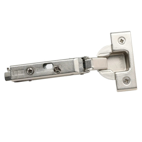Two Pack Smooth Moving Soft Close Cabinet Door Hinges 110 Degree Press In Dowel Built Tough With 42Mm Screw Spacing For Zero Mess Overlay Updates In Kitchens Or Bathrooms Heavy Duty Nickel Finish hinge with articulated arm.