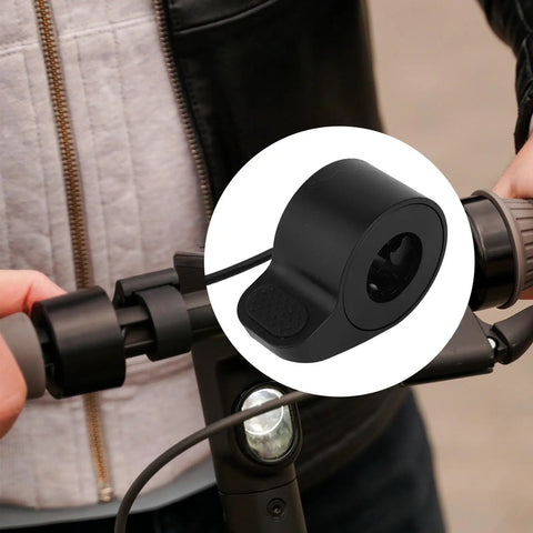 Electric Scooter Throttle Thumb Accelerator Replacement For Xiaomi M365 E Scooter Accessories Easy Install 3 Pin Connector shown installed