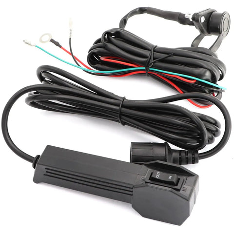 12V Winch Corded Hand Controller Remote Kit for ATV and UTV Winches with socket, wiring, 14 foot cable