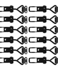 Heavy Duty Adjustable Toggle Latch Clamps With Quick Release Draw Latches for Secure Industrial Mounting and Heavy Equipment, set of 12.