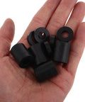 Heavy Duty Wall Mount Screw Kit 88 Piece Set For TVs With black spacers in hand for secure wall mounting
