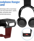 Under Desk Headphone Stand With Magnetic Mount For Arctis Nova Pro Wireless And Arctis Pro Wireless Nova, black hanger side view