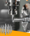 7 Piece M2 High Speed Steel Center Drill Bit Set With 60 Degree Countersink For Lathe And Metalworking