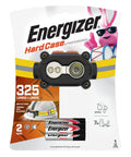 Rugged Hard Hat LED Headlamp With Batteries, Water Resistant Work Light packaging with Energizer batteries
