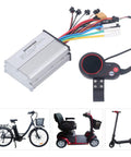 DC48V Brushless Motor Controller for Electric Bikes and Scooters, 350W 20A Intelligent Speed Controller, Aluminum Alloy Case shown