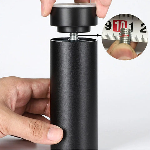 4 Pack Aluminum Alloy Furniture Legs M10 Screw Mount 12 Cm 5 Inch Round Tubular Feet For Tables Beds Cabinets And Sofas