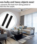Two Pack Large Furniture Sliders With Pull Straps For Easy Move Heavy Duty Appliance Sliders For Carpet And Hardwood Floors