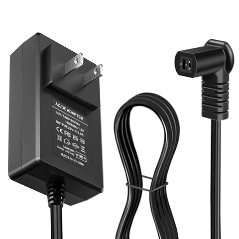 Universal 29V 2A Recliner Power Supply For Direct Wall Plug Use With AC DC Switching Adapter Plug And Play Ready For Major Sofa Motors And Top Furniture Brands Easy Replacement And Reliable Performance, black adapter with right-angle connector