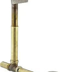 Clearflo One And One Half Inch Adjustable Pop-Up Bath Drain With Trip Lever Vintage Nickel Finish Solid Brass Construction
