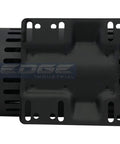 Side view of Single Phase 5 HP 230V Electric Motor With 56H Frame And 5/8 Inch Shaft Delivers 3600 RPM For Shop Use