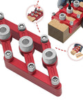 3-In-1 Doweling Jig With Hole Drill Guide And 90 Degree Positioner Locator Tool For Woodworking