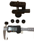 Adjustable Knurling Tool Holder With Spring And Six Wheel Set Perfect Mini Lathe Accessory For 0 To 2 Inch Knurling Capacity