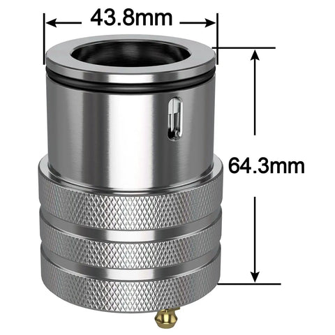 44Mm Wheel Bearing Greaser Tool For Polaris Sportsman Scrambler RZR General Ranger Xpedition ATC UTV view showing dimensions and design details.