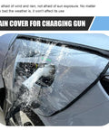 Universal Ev Charger Port Cover Waterproof All Weather Guard provides protection from rain while charging.
