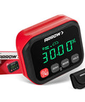 Job Site Ready Digital Angle Gauge And Knockout Precision Electronic Protractor Finder With Bullseye Accuracy displayed with a case.