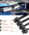 Pull And Press Sleeve Kit For Auto Repair Pro Grade 26 Pcs Steel Bush Removal Tools showing 40Cr steel strength M16-M10