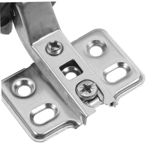 Close-up of Soft Close Cabinet Hinges For Frameless Kitchen Doors With Hydraulic Damping Quiet Operation Two Piece Set By ABOOFAN