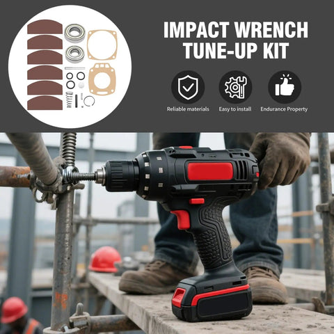 Heavy Duty Impact Wrench Tune Up Kit Compatible With Ingersoll Rand 285B Series Replaces 285B TK One Parts To Restore Peak Torque and Keep Your Grease Monkey Tools Running Smooth As Silk on a worksite.
