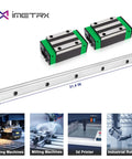 Hardcore HGR20 800mm Linear Guide Rail Kit With HGH20CA Bearing Blocks And Carriages for CNC and 3D Printers Automation